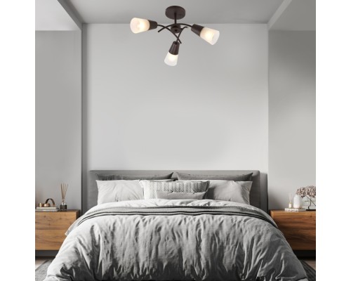 Потолочная люстра Calla 1109/3P Wenge Escada Потолочная люстра Calla 1109/3P Wenge Escada