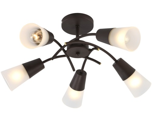 Потолочная люстра Calla 1109/5P Wenge Escada Потолочная люстра Calla 1109/5P Wenge Escada