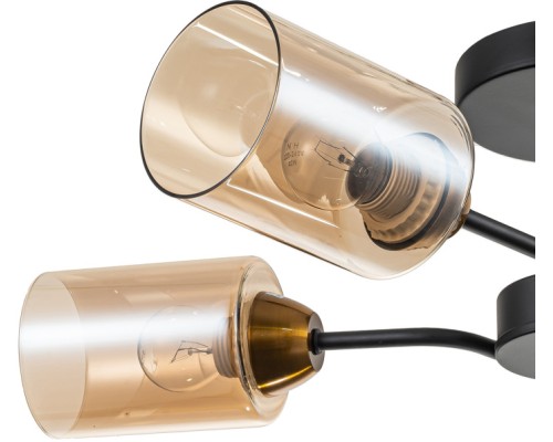 Потолочная люстра Vertigo 1131/4P Black/Gold Escada Потолочная люстра Vertigo 1131/4P Black/Gold Escada