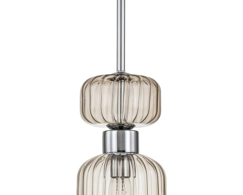 Подвесной светильник Gloss 1141/1S Chrome/Beige Escada Подвесной светильник Gloss 1141/1S Chrome/Beige Escada