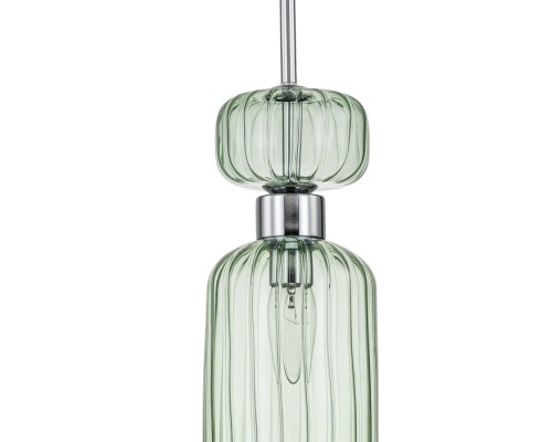 Подвесной светильник Gloss 1141/1S Chrome/Green Escada Подвесной светильник Gloss 1141/1S Chrome/Green Escada