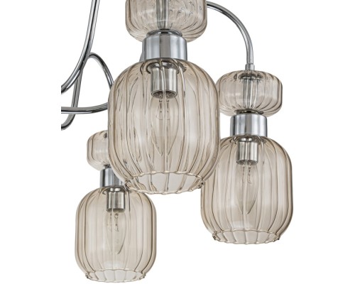 Потолочная люстра Gloss 1141/6PL Chrome/Beige Escada Потолочная люстра Gloss 1141/6PL Chrome/Beige Escada