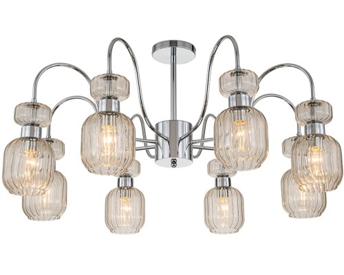 Потолочная люстра Gloss 1141/8PL Chrome/Beige Escada Потолочная люстра Gloss 1141/8PL Chrome/Beige Escada