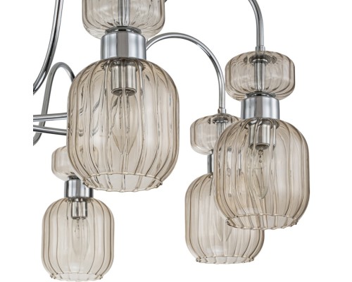 Потолочная люстра Gloss 1141/8PL Chrome/Beige Escada Потолочная люстра Gloss 1141/8PL Chrome/Beige Escada