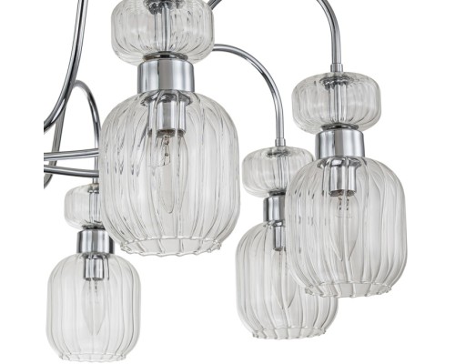 Потолочная люстра Gloss 1141/8PL Chrome/Clear Escada Потолочная люстра Gloss 1141/8PL Chrome/Clear Escada