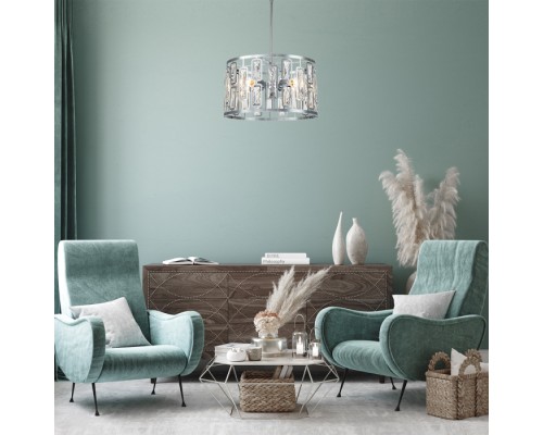 Подвесная люстра Glow 2102/4S Chrome Escada Подвесная люстра Glow 2102/4S Chrome Escada