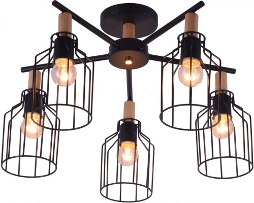 Потолочная люстра 469/5PL Black Escada Потолочная люстра 469/5PL Black Escada