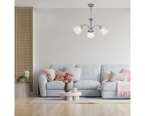 Подвесная люстра Freesia 658/3PL Chrome Escada Подвесная люстра Freesia 658/3PL Chrome Escada