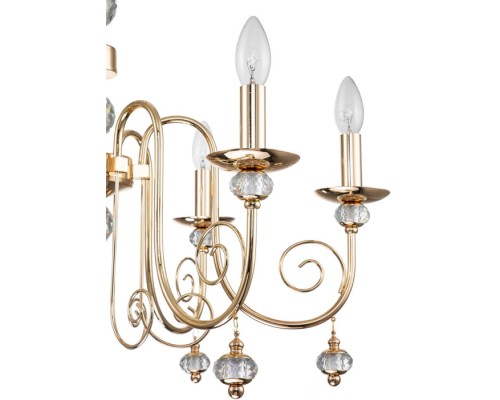 Подвесная люстра Shine 678/6PL Gold Escada Подвесная люстра Shine 678/6PL Gold Escada