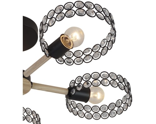 Потолочная люстра Banjo 679/5P Black Escada Потолочная люстра Banjo 679/5P Black Escada