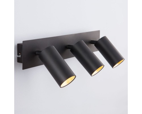 Спот Fleur 20066/3 LED черный / золото Eurosvet Спот Fleur 20066/3 LED черный / золото Eurosvet