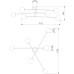 Потолочная люстра Netz 30181/6 черный Eurosvet