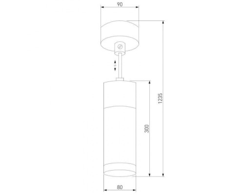 Подвесной светильник Double Topper 50135/1 LED хром / черный Eurosvet Подвесной светильник Double Topper 50135/1 LED хром / черный Eurosvet