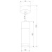 Подвесной светильник Double Topper 50135/1 LED хром / черный жемчуг Eurosvet