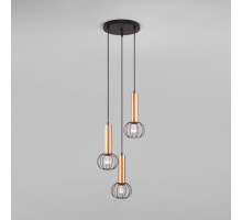 Подвесной светильник Parker 50178/3 черный / бронза Eurosvet