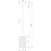 Подвесной светильник Bonaldo 50247/1 LED/ золото Eurosvet