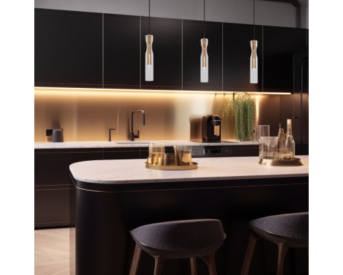 Подвесной светильник Swan 50253/1 LED латунь Eurosvet Подвесной светильник Swan 50253/1 LED латунь Eurosvet