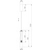 Подвесной светильник Swan 50254/1 LED графит Eurosvet