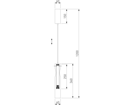Подвесной светильник Swan 50254/1 LED черный Eurosvet Подвесной светильник Swan 50254/1 LED черный Eurosvet