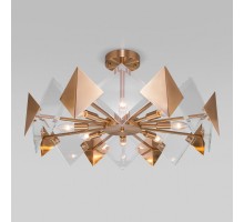 Потолочная люстра Origami 60121/8 латунь Eurosvet