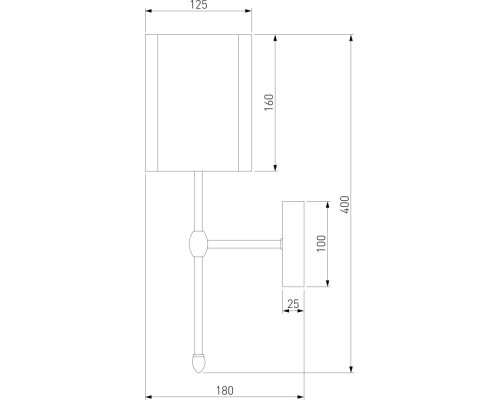 Бра Notturno 60162/1 черный Eurosvet Бра Notturno 60162/1 черный Eurosvet