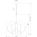 Подвесная люстра Abbey 60164/6 латунь Eurosvet
