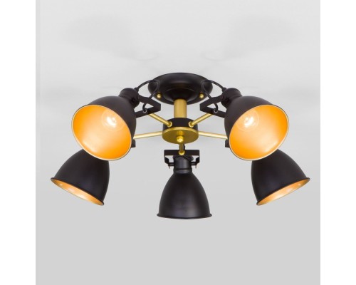 Потолочная люстра Denley 70112/5 черный Eurosvet Потолочная люстра Denley 70112/5 черный Eurosvet