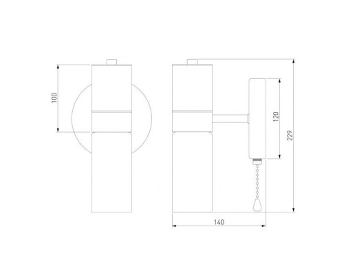 Бра Tesoro 70125/1 черный Eurosvet Бра Tesoro 70125/1 черный Eurosvet