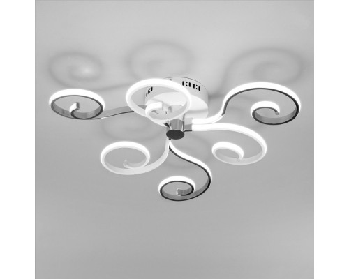 Потолочная люстра Friori 90149/3 белый / хром Eurosvet Потолочная люстра Friori 90149/3 белый / хром Eurosvet
