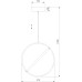 Подвесной светильник Element 90281/1 хром Eurosvet