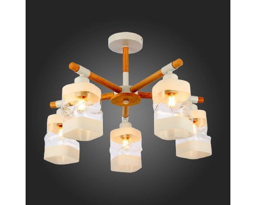 Потолочная люстра Abiritto SLE114502-05 Evoluce Потолочная люстра Abiritto SLE114502-05 Evoluce