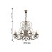 Подвесная люстра Versailles 2158-8P F-Promo