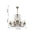 Подвесная люстра Versailles 2158-8P F-Promo
