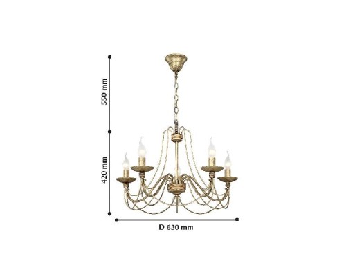 Подвесная люстра CHATEAU 2163-5P F-Promo Подвесная люстра CHATEAU 2163-5P F-Promo