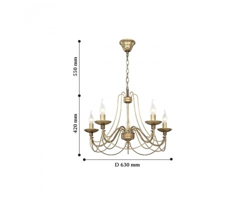 Подвесная люстра CHATEAU 2163-5P F-Promo Подвесная люстра CHATEAU 2163-5P F-Promo