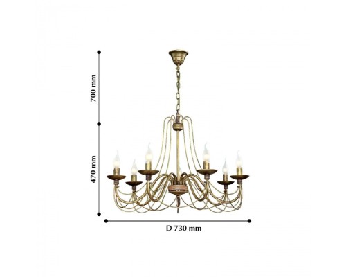 Подвесная люстра CHATEAU 2163-7P F-Promo Подвесная люстра CHATEAU 2163-7P F-Promo