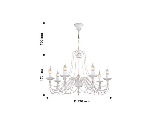 Подвесная люстра CHATEAU 2164-7P F-Promo Подвесная люстра CHATEAU 2164-7P F-Promo