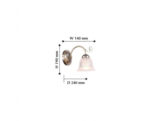 Бра Vetus 2194-1W F-Promo Бра Vetus 2194-1W F-Promo