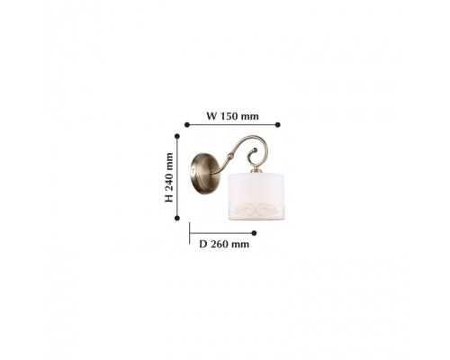 Бра Romani 2198-1W F-Promo Бра Romani 2198-1W F-Promo