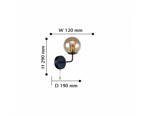 Бра Modestus 2344-1W F-Promo Бра Modestus 2344-1W F-Promo