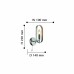 Бра Scintillans 2482-1W F-Promo