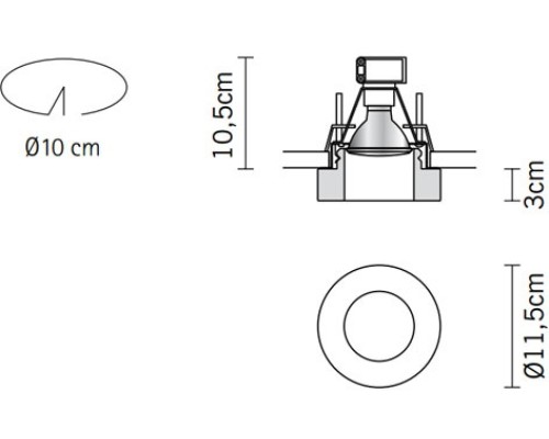 Точечный светильник Faretti D27F1535 Fabbian Точечный светильник Faretti D27F1535 Fabbian