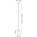 Подвесной светильник Cubetto D28A0100 grey Fabbian