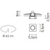 Точечный светильник Venere D55F0811 Fabbian