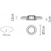 Точечный светильник Venere D55F1411 Fabbian
