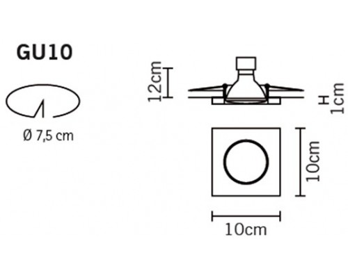 Точечный светильник Venere D55F2211 Fabbian Точечный светильник Venere D55F2211 Fabbian