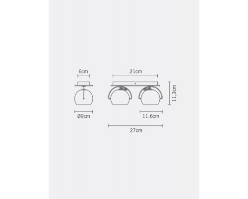 Спот Beluga D57G2300 Fabbian Спот Beluga D57G2300 Fabbian