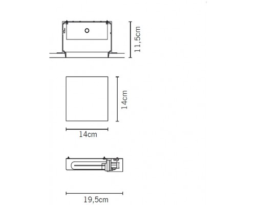 Точечный светильник Zen D67L41 Fabbian Точечный светильник Zen D67L41 Fabbian