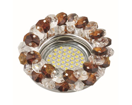 Точечный светильник DLS-F130 GU5.3 CHROME/BROWN Fametto Точечный светильник DLS-F130 GU5.3 CHROME/BROWN Fametto