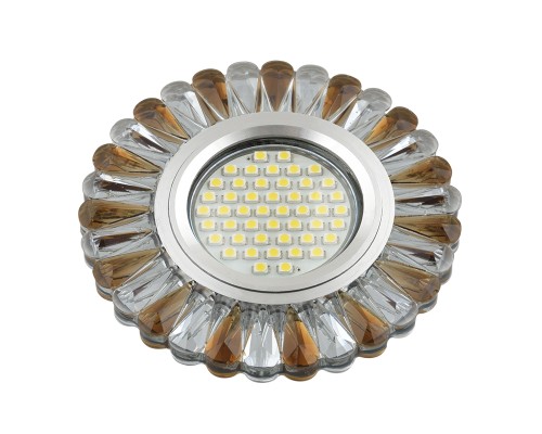 Точечный светильник Luciole DLS-L145 GU5.3 GLASSY/TEA Fametto